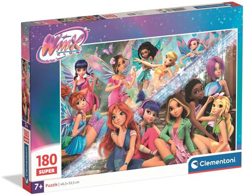 Clementoni - Puzzel - 180 Stukjes - Winx Club - Super - vanaf 7 jaar