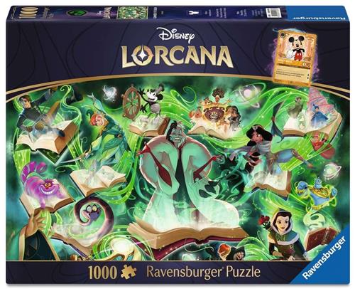Disney Lorcana: Glimmers of the Realm Emerald Puzzel (1000 stukken)