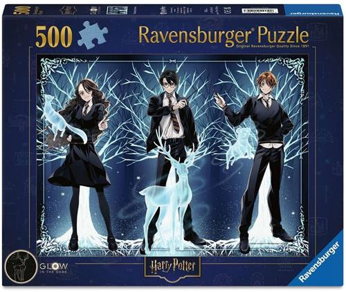 Ravensburger Harry Potter Glow-in-the-Dark Jigsaw Puzzle Glowing Patronus (500 pieces) Puzzles