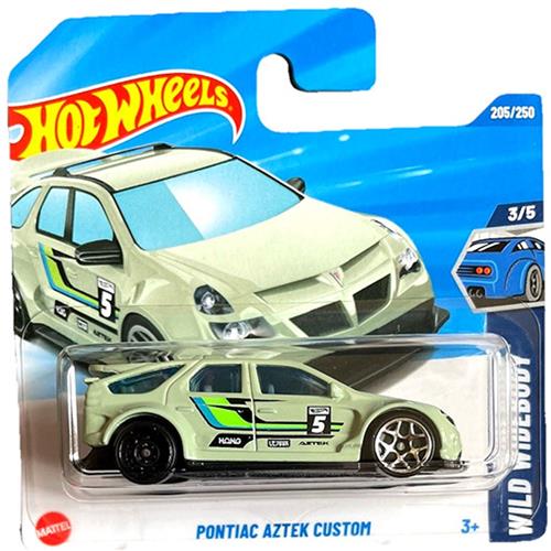 HOT WHEELS PONTIAC AZTEK CUSTOM HONG 5 MEADOW GREEN 205/250 HW WILD WIDEBODY 3/5 SHORT CART 2025