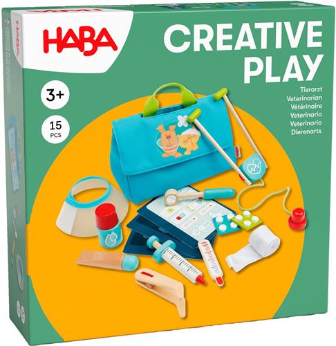 Haba Creative Play - Dierenarts speelgoedset voor kinderen.