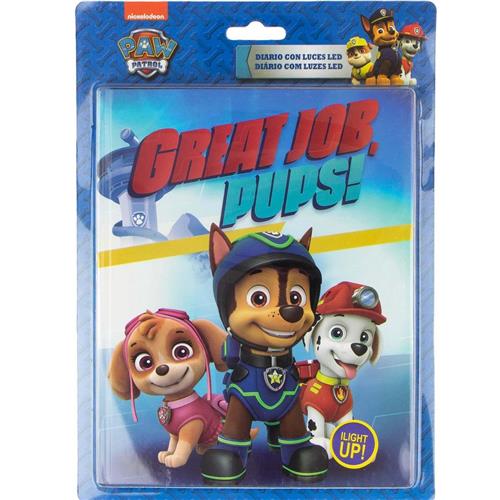 Paw Patrol dagboek met led