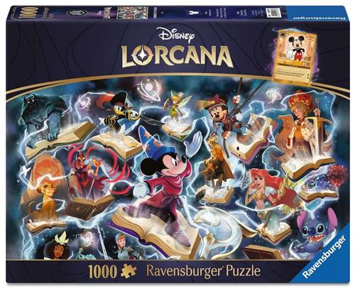 Disney Lorcana: Glimmers of the Realm Steel Puzzel (1000 stukken)