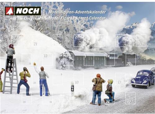NOCH 45998 TT Adventskalender met figuren figuren Geverfd