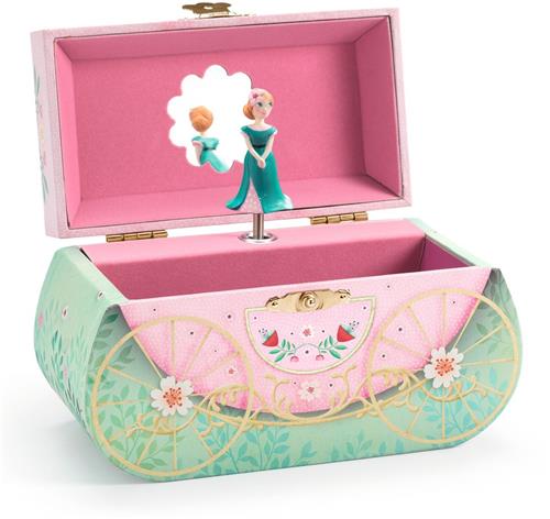 Djeco juwelendoos muziekdoosje Sprookjeskoets
