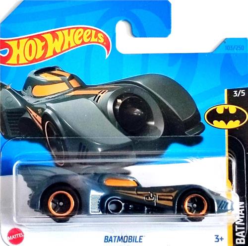 HOT WHEELS BATMAN BATMOBILE GREY 103/250 (1:64) HW BATMAN 3/5