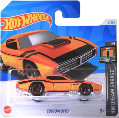 HOT WHEELS CUSTOM OTTO 6/250 1:64 HW DREAM GARAGE 1/5 ORANGE