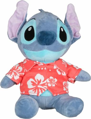 Disney pluche knuffel Stitch - Lilo and Stitch - Hawaii blouse rood - 30 cm - Bekende figuren