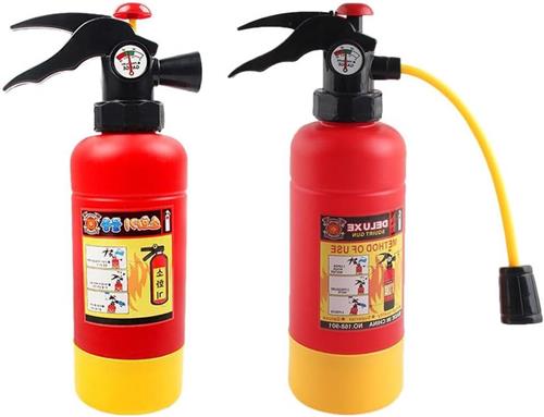 Thelau - Brandblusser speelgoed set 2 stuks voor kinderen - zomeraccessoires, strandspeelgoed, brandweermanskostuum