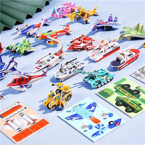 Thelau - 3D Diereninsecten Jigsaw Puzzel | Pedagogisch Speelgoed voor Kinderen | Mini Puzzel | Cartoonvliegtuig Thema