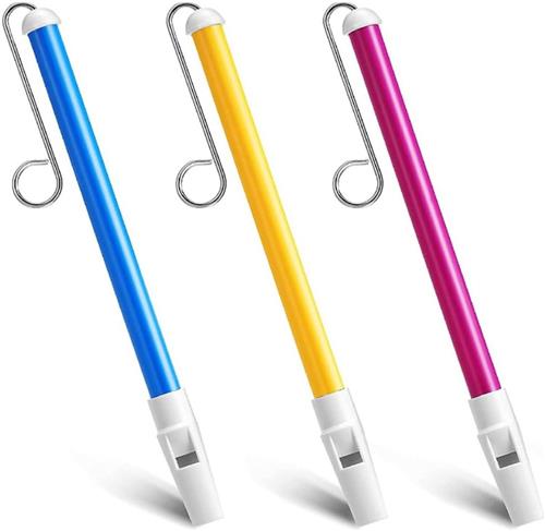 Thelau - Glijbaan, 3 stuks fluitjes voor kinderen, pedagogisch muziekinstrument voor kinderen, spiertraining