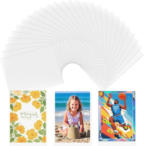 Thelau - 600 stuks transparante kaarthoezen | 66 x 91 mm | kaartensleeves voor speelkaarten | magische kaarthoezen | bescherming voor speelkaarten | verzamelkaarten | fotokaarten