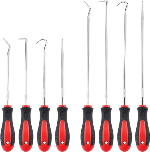 Thelau - 8-delige O-ring afdichting set voor olieschroevendraaier en precisie-verwijderingshaak