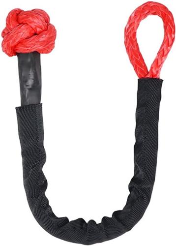 Allecto plus - Zachte Beugel Synthetische Road Recovery Touw voor SUV ATV Truck Jeep - Rood - 22 inch - Breuksterkte 55000 lbs.