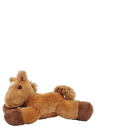 Knuffel Paardje  20 cm  Middelbruin met Lichtbruine Manen