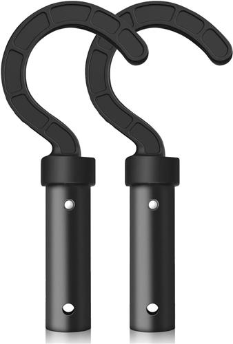 Thelau - Handige zwembadpaalhangers - Set van 2 - Zwembadrobot haken - Poolhaken - Universele haken voor zwembadreinigers