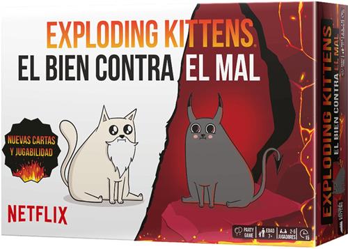 Asmodee Exploding Kittens EKIEK12ES, Kaartspel, Feest, 7 jaar, 15 min