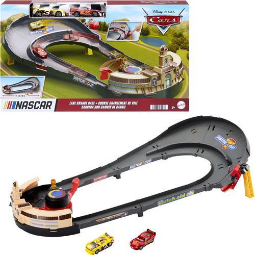 Disney Pixar Cars Disney en Pixar Cars NASCAR Baanwisselrace Speelset
