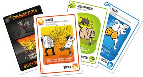 Asmodee Exploding Kittens EKIEK01ES, Kaartspel, Feest, 7 jaar, 15 min
