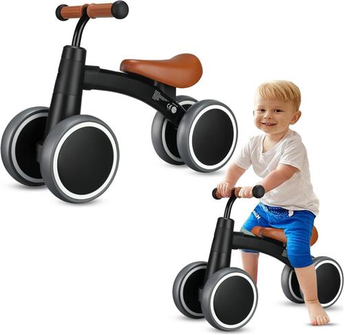 White-label Loopfiets 1 Jaar - Balance Bike voor Meisjes en Jongens - Leren Lopen - Zwart