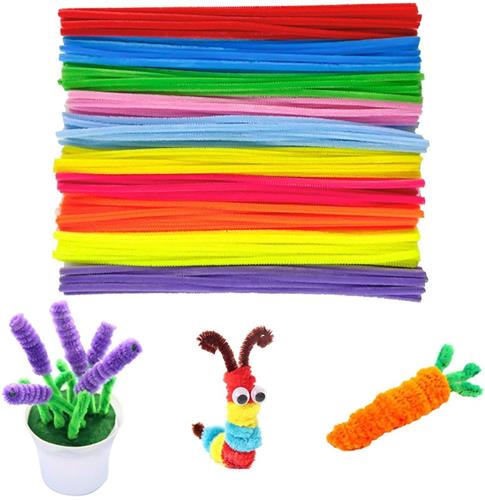 Thelau - 300 stuks pijpenragers van 30 cm voor knutselprojecten en decoratie