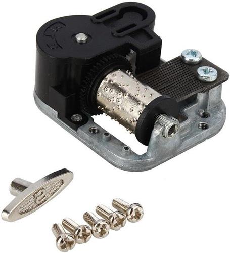 Allecto plus - Hztyier verzilverde muziekonderdelen Wickler Music Box (Fur Elise) - Muziekdoos Met Schroeven & Melodie