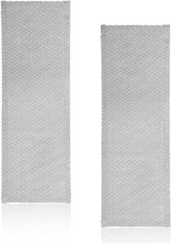 Allecto plus - 2 Stuks Afzuigkapfiltervervangingen - Aluminium Vetfilters - Broan Nutone - Voor PM250 en PM390 Serie - 42,5 x 14,3 cm