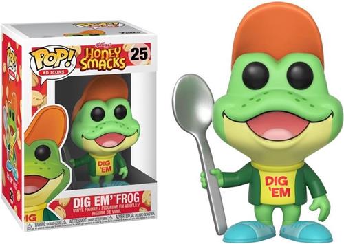 Funko Pop! Ad Icons: Kellogg's Honey Smacks- Dig Em' Frog #25 [7.5/10]