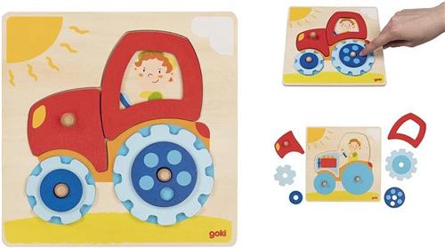Goki Tractor, lift-out puzzle