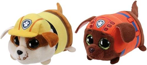 Ty - Knuffel - Teeny Paw Patrol - Rubble & Zuma