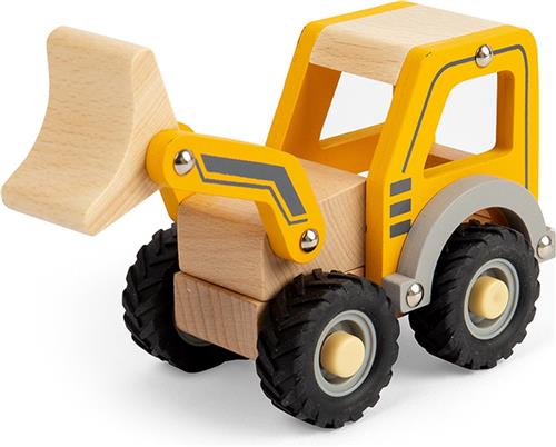 Auto - Graafmachine - Geel - 10.6x11.3x7.5cm