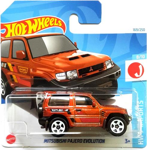 HOT WHEELS MITSUBISHI PAJERO EVOLUTION 169/250 1:64 ORANGE HW J-IMPORTS 8/10