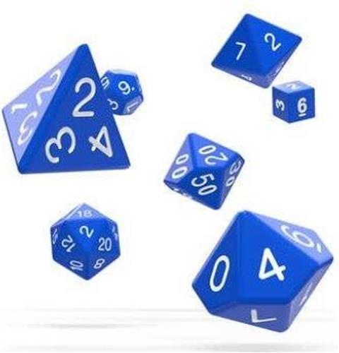 Oakie Doakie Dice Rpg Set Solid - Blue