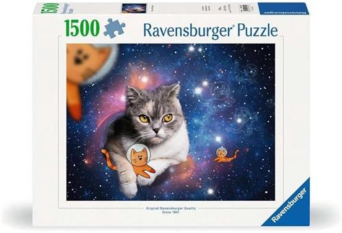 Ravensburger Puzzle - Katzen fliegen im Weltall - 1500 Teile