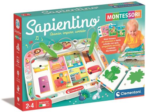 Clementoni Sapientino Montessori - Associo. Imparo. Sorrido, 2 jaar, Geluid, Batterijen vereist, LR44, Meerkleurig