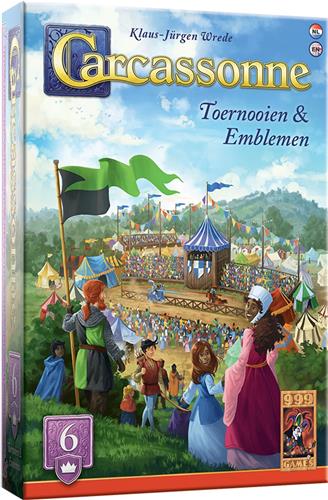 999 Games - Carcassonne: Toernooien & Emblemen - Uitbreiding 6 - Nieuwe Versie