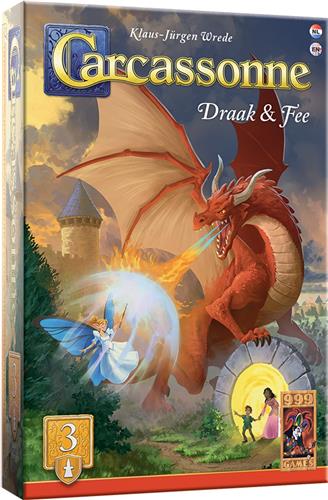 999 Games - Carcassonne: Draak & Fee - Uitbreiding 3 - Nieuwe Versie