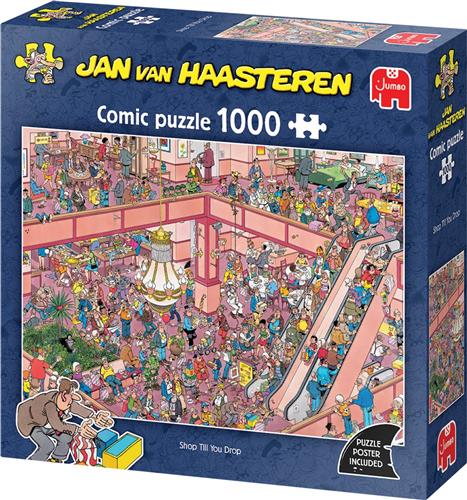 Shop till you drop - Jan van Haasteren - puzzel van 1000 stukjes