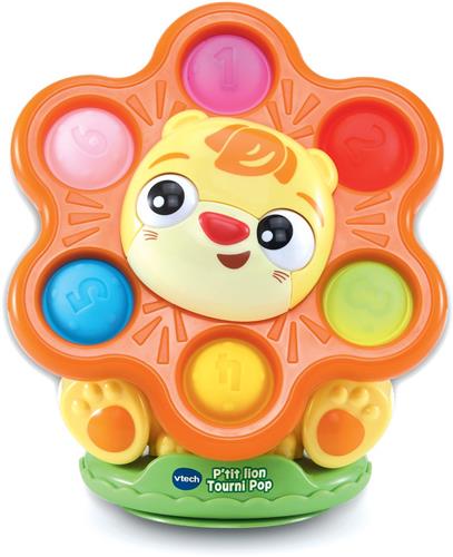 VTech Baby P'TIT LION TOURNI POP, 0,5 jaar, Kunststof, Meerkleurig