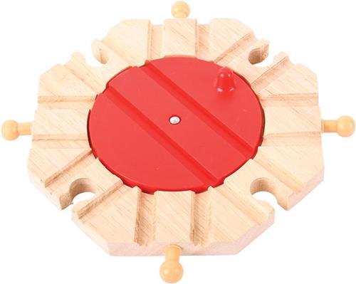 Bigjigs Houten Draaischijf - 8 richtingen