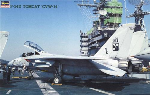 Hasegawa - 1/48 F-14D TOMCAT CVW-14 PT12 (3/24) * - modelbouwsets, hobbybouwspeelgoed voor kinderen, modelverf en accessoires
