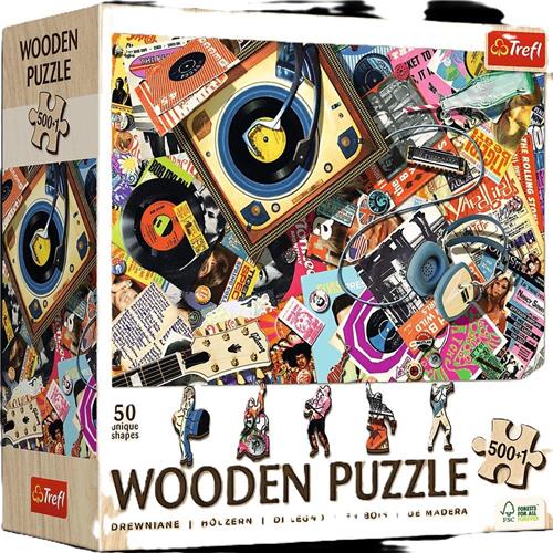 PUZZEL 500+1 Houten puzzels In de wereld van muziek 20221 - PUZZLE 500+1 Puzzle Drewniane W wiecie muzyki 20221