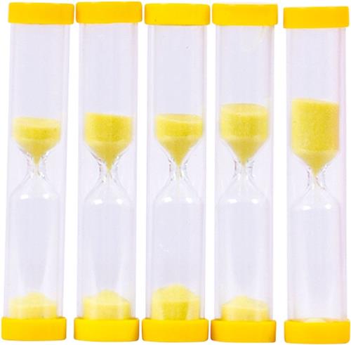 Bigjigs zandloper 3 Minuten Timer (Verpakking van 5)