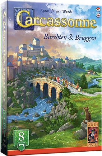 999 Games - Carcassonne: Burchten & Bruggen - Uitbreiding 8 - Nieuwe Versie