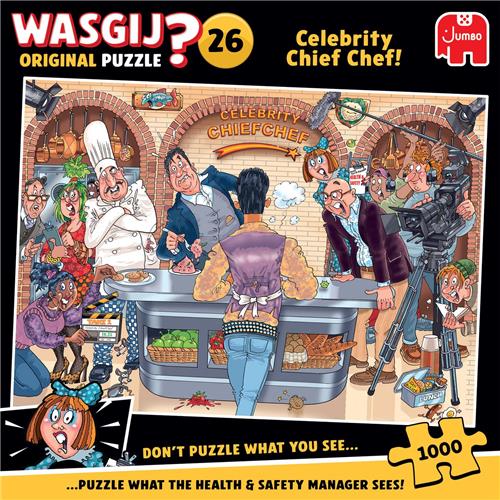 Wasgij Original 26 - Celebrity Chief Chef! - 1000 stukjes
