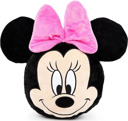 DISNEY-Disney - Minnie Mouse - Hot Pink Dress - 35 cm - Pluche - Roze - Alle leeftijden - Knuffel-kussen-roze-baby-kind