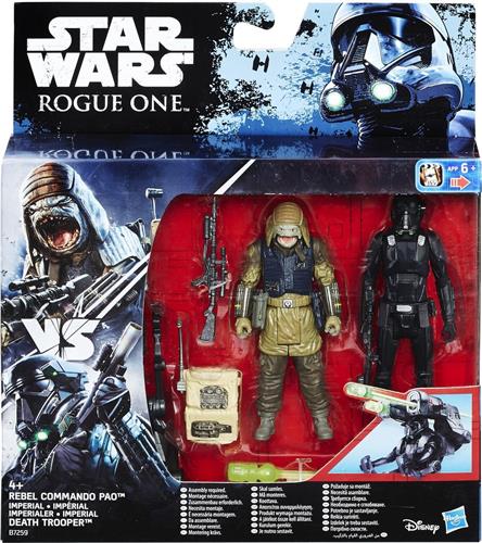 Star Wars Figuren Moroff en Scarif Stormtrooper Squad Leader Deluxe 2 pack