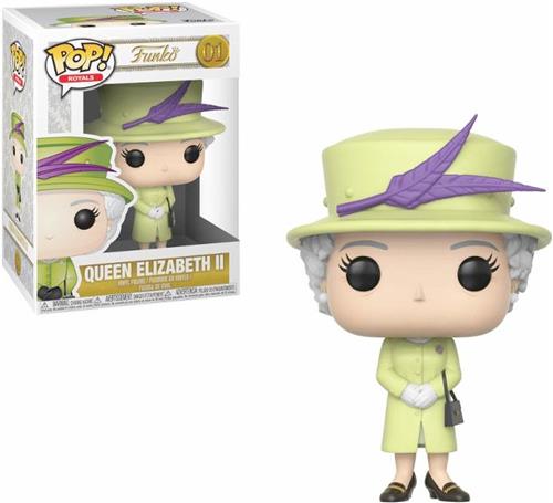 Funko Pop! Celebs: Royal Family - Queen Elisabeth II Green Outfit #01