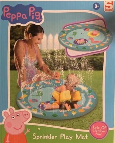 Peppa pig water sprinkler speelmat