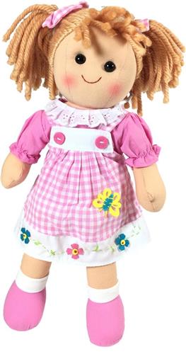 Bigjigs stoffen pop Ava 34 cm